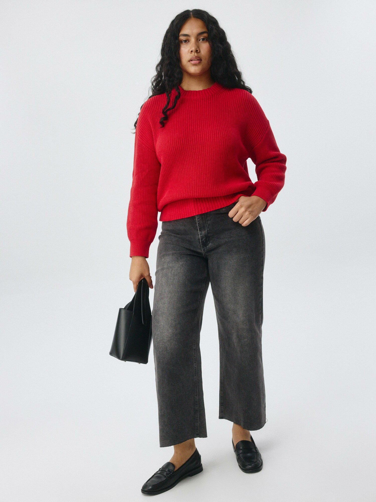 Джемпер Sela, размер M, красный — фото 1