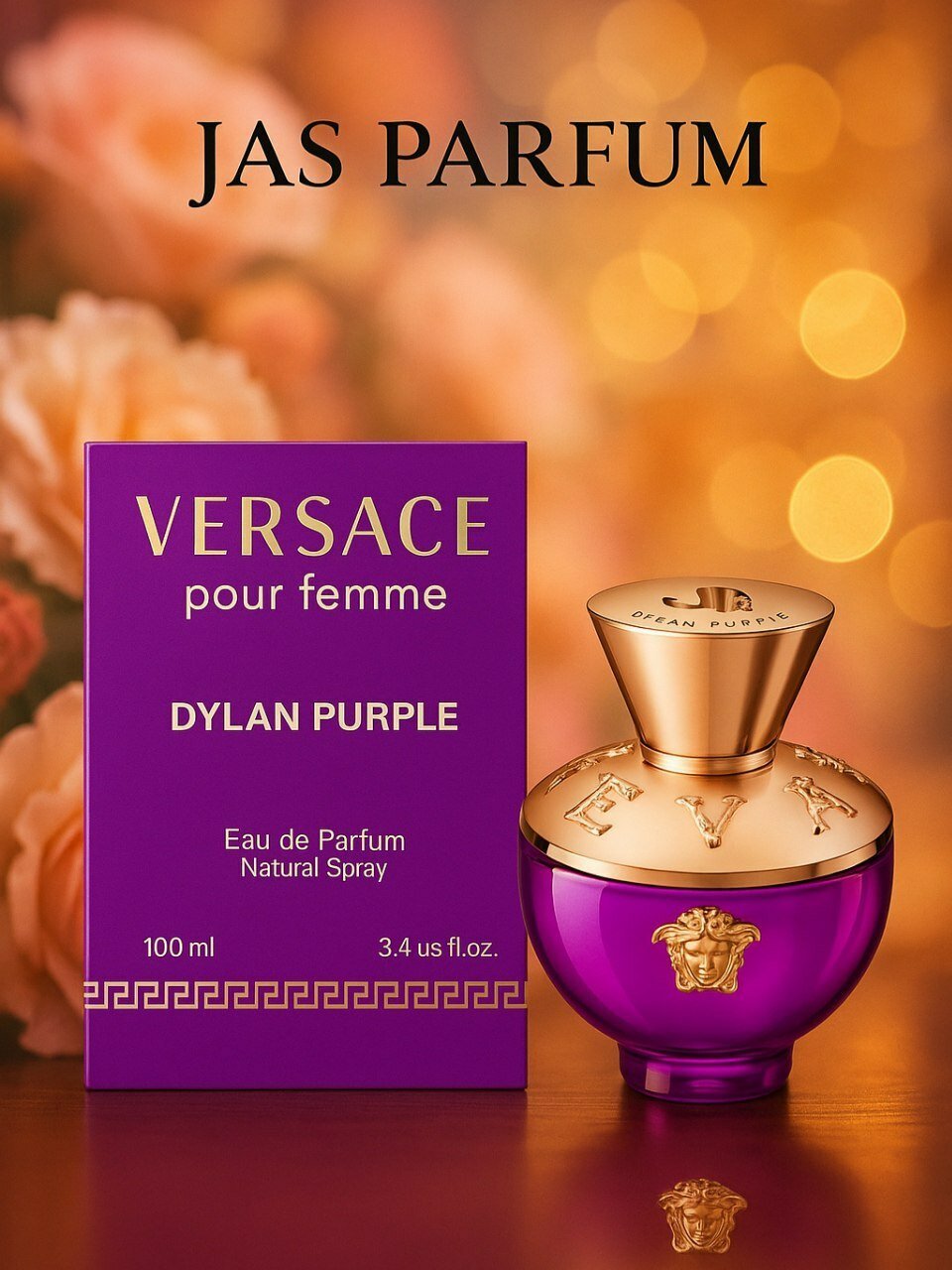 Парфюмированная вода для женщин, Versace Dylan Purple, Italiya, 100 мл