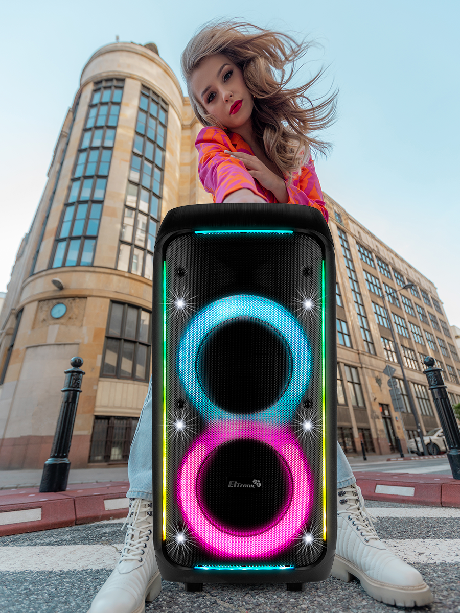 Портативная колонка с микрофоном Eltronic 30-71, Bluetooth, 100Вт, функция TWS — фото 1
