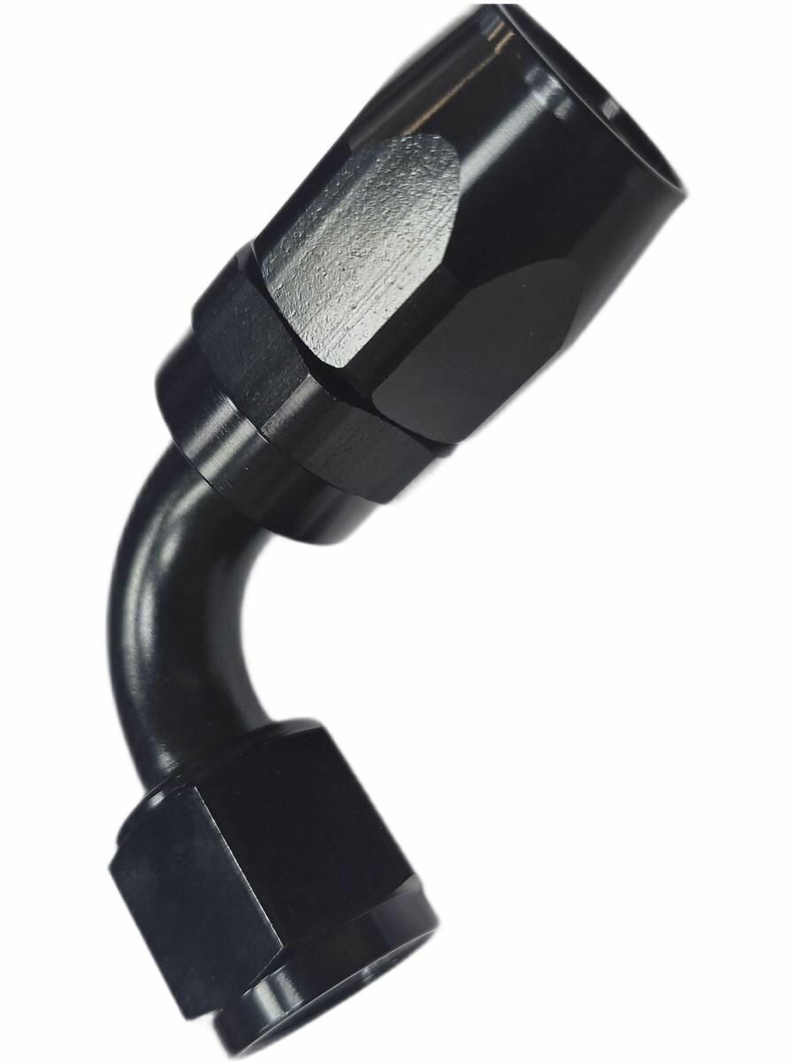 Фитинг AN16 Standard 90 градусов черный — фото 1