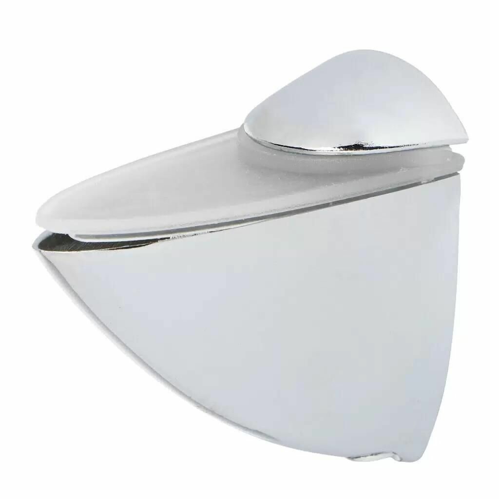 Полкодержатель Пеликан универсальный средний хром пластиковый