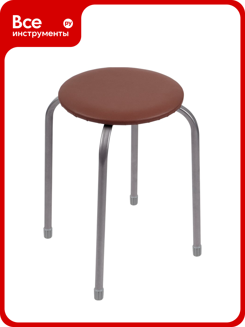 Табурет Nika Эконом ТБ3/К коричневый
