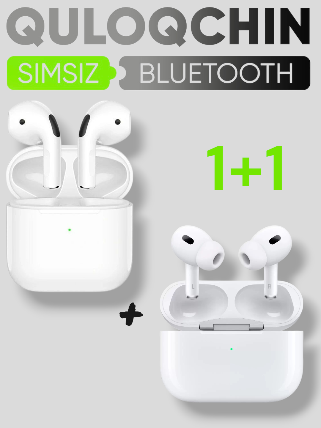Беспроводные наушники Pro 5, Pro 2, Pods 3, для iPhone и Android 1+1