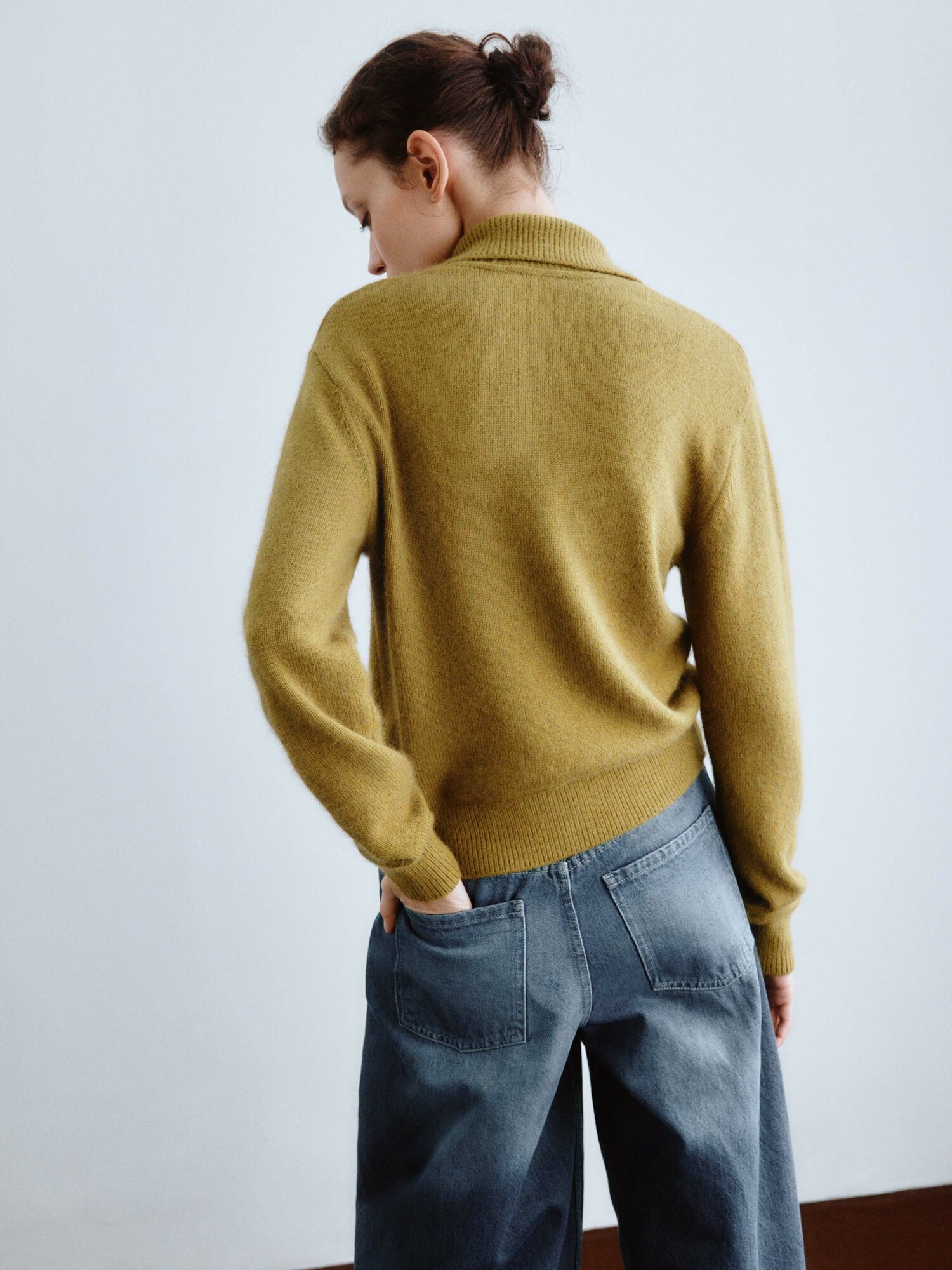 Кардиган Sela, размер 46, темно-оливковый — фото 1