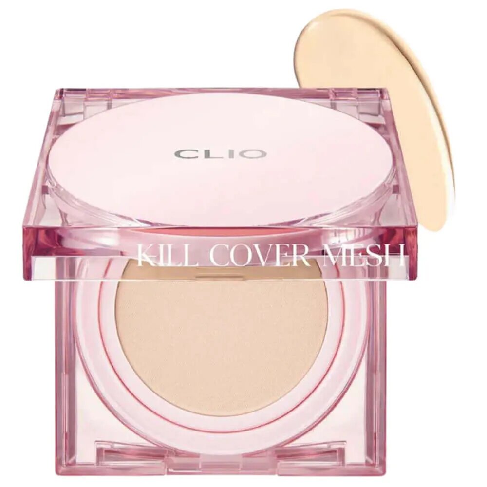 Кушон для лица CLIO KILL COVER MESH GLOW CUSHION 3 LINEN SPF50+ PA++++