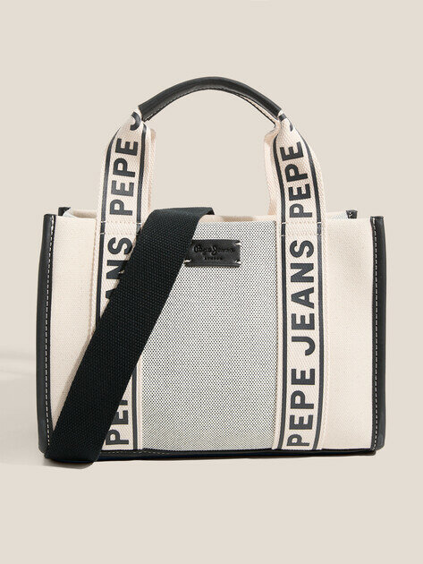 Сумка тоут Pepe Jeans, молочно-бежевый