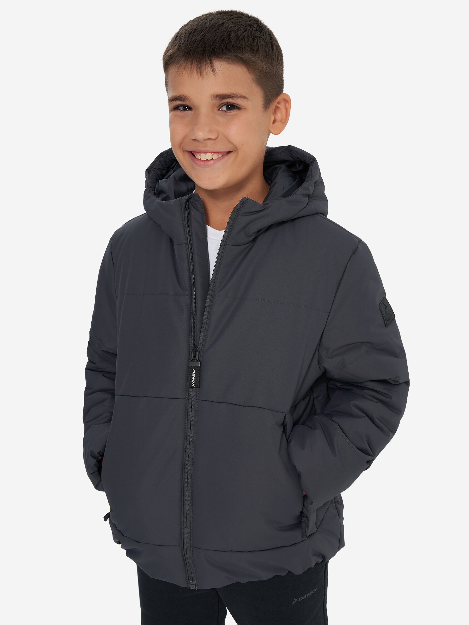 Куртка Demix Sport Style Boy's Padded Jacket размер 158-164 темно-серый