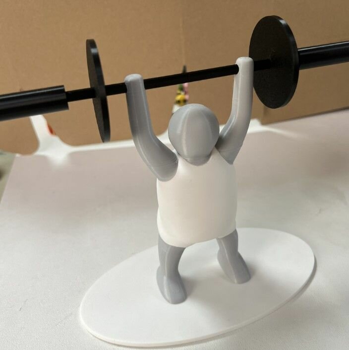 Держатель для туалетной бумаги - тяжелоатлет — фото 1