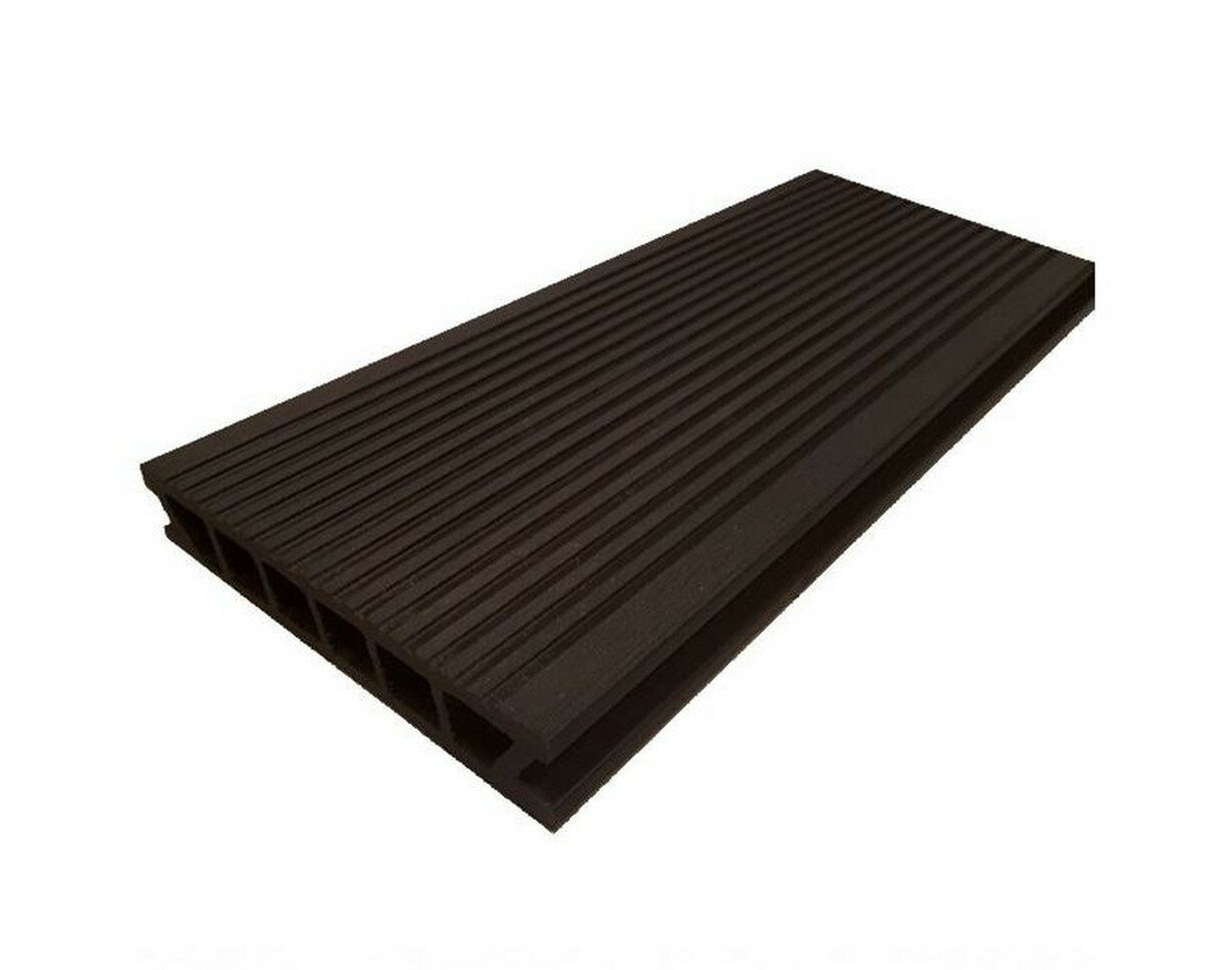 Террасная доска Deckron Classic древесно-полимерный композит вельвет 153x28x3000 мм
