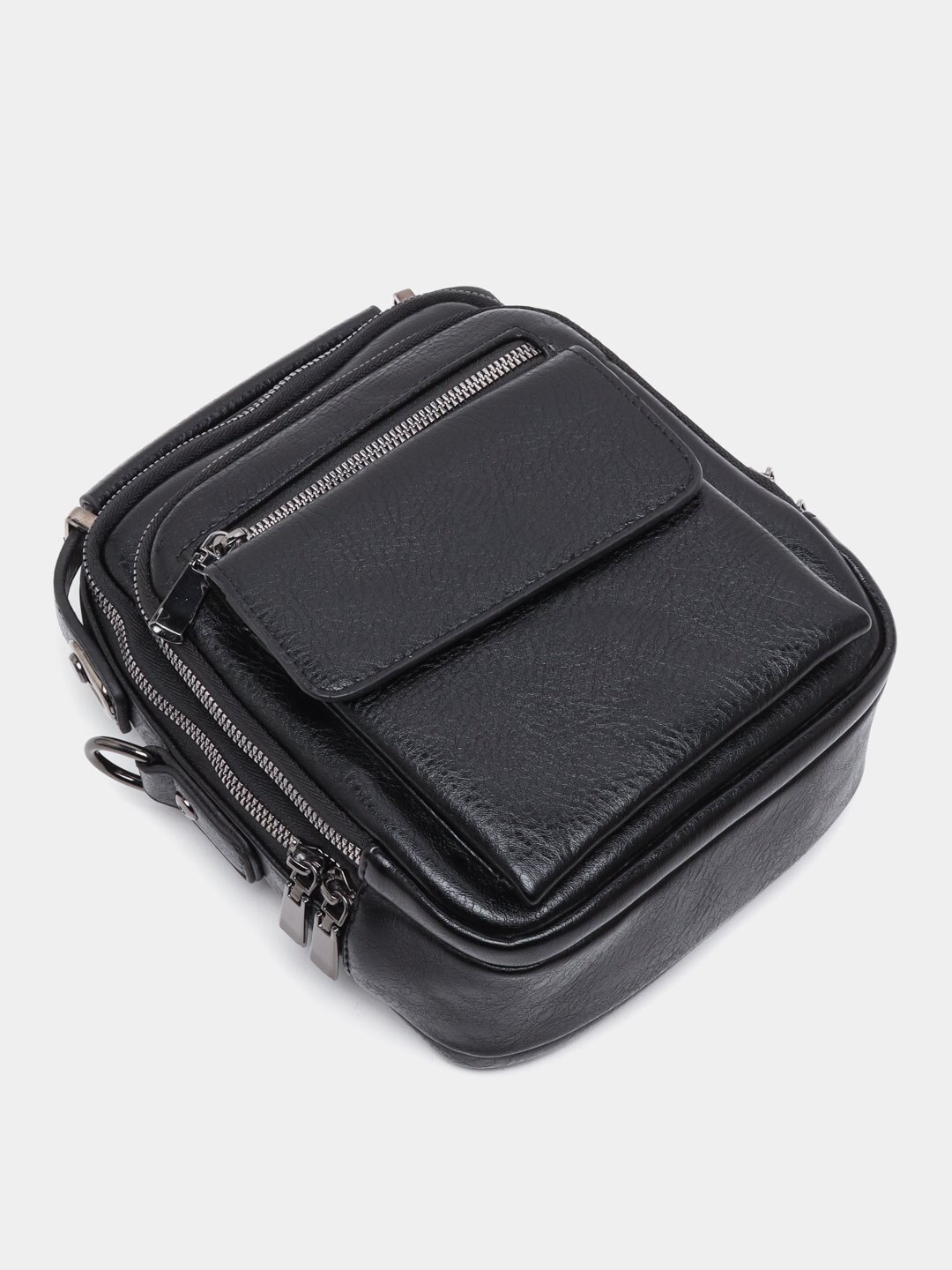 Сумка , фактура гладкая, черный — фото 1