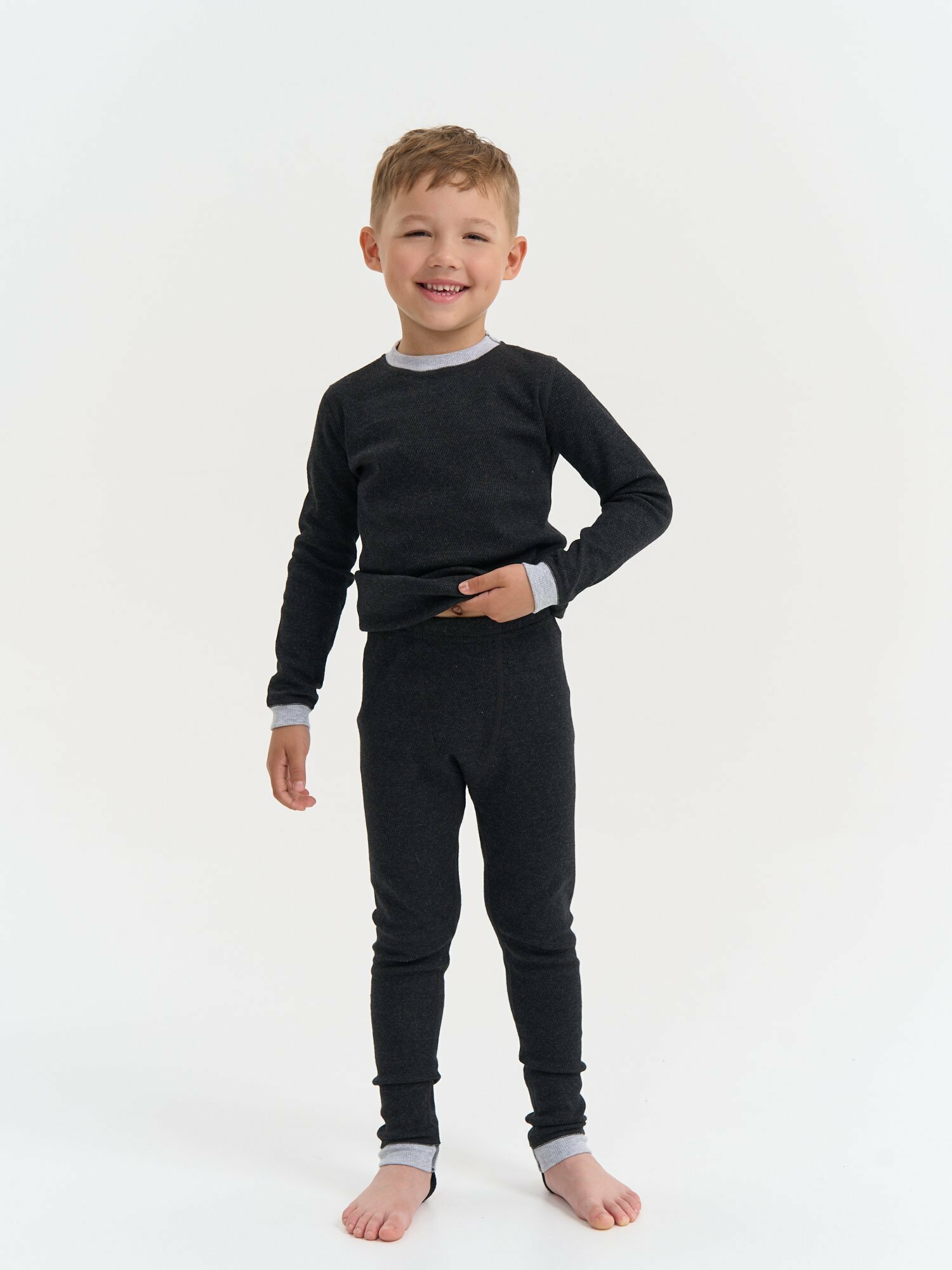 Комплект термобелья BUNGLY Базовая размер 98 черный