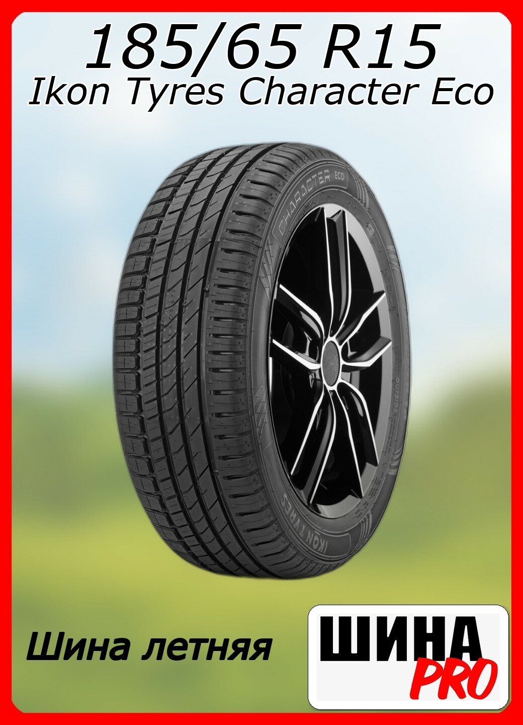 Шина летняя Ikon Tyres 185/65/15 H 88 Ikon Character Eco для легковых автомобилей T743179