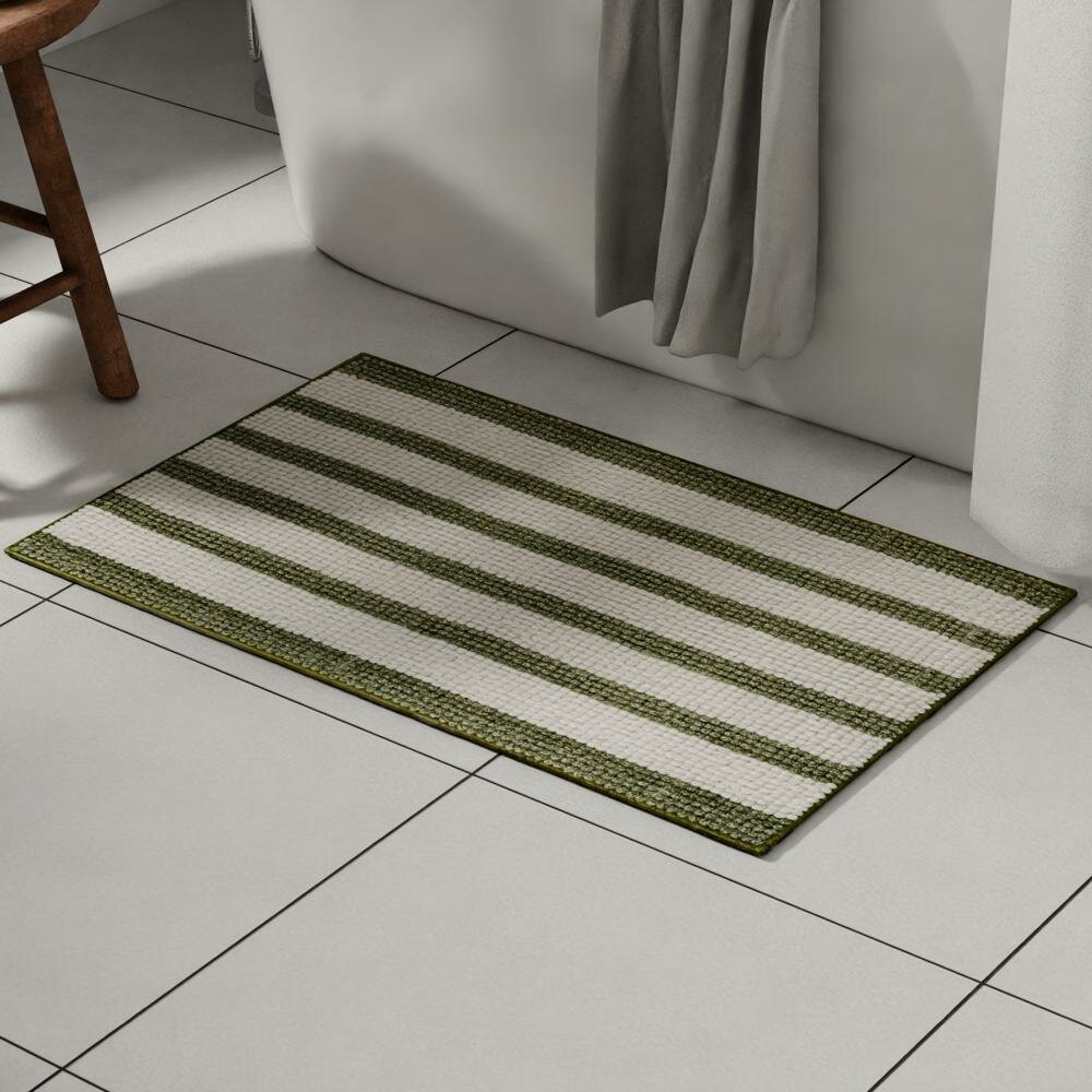Коврик для ванной Verran Meridian 50x80 см цвет зеленый
