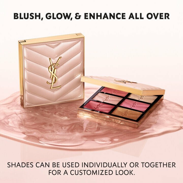 Yves Saint Laurent (YSL) Golden Oasis Face Palette — Лимитированная палетка для лица — фото 1