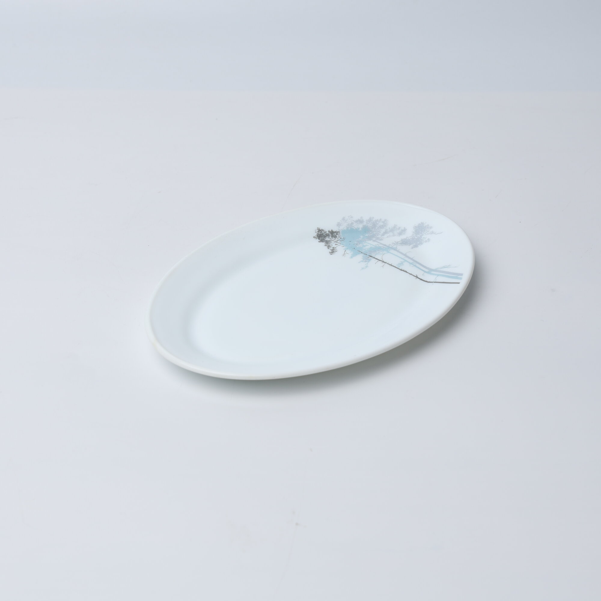 Asia Home (Dinova Saina) Тарелка овальная Blue 20 см 8 дюйм B2000 6 штук