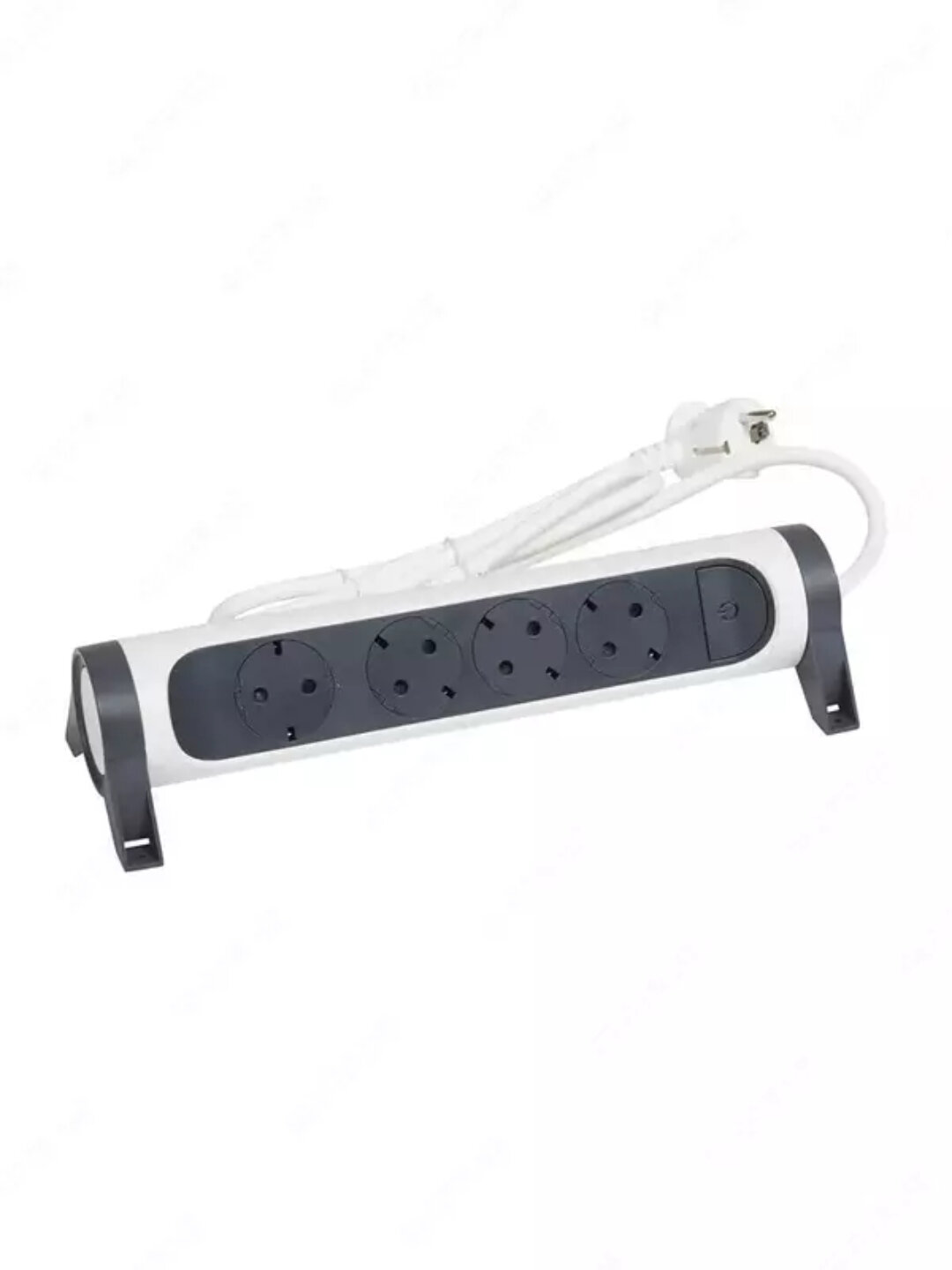 Удлинитель Legrand 4x2К+3, 16 А, поворотный, кабель 3 м, белый