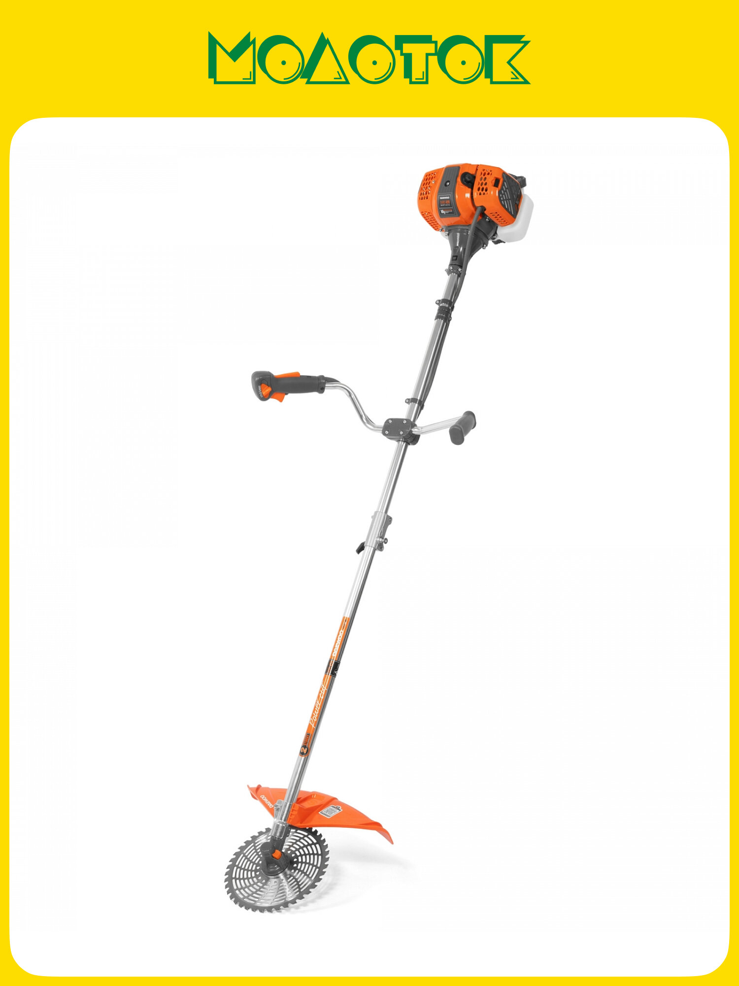 Мотокоса DAEWOO DABC 420 2-х тактный 417см3 2л. с леска/пильный диск разборный вал