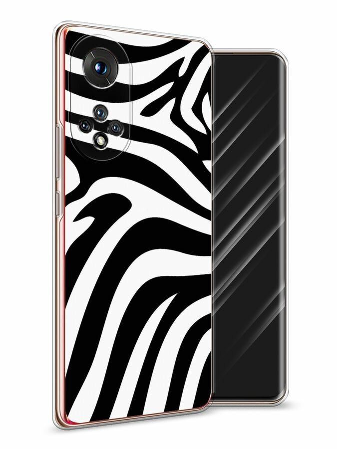 Чехол на Honor 50/Huawei Nova 9 / Хонор 50/Хуавей Нова 9 с принтом "Полоски зебры"