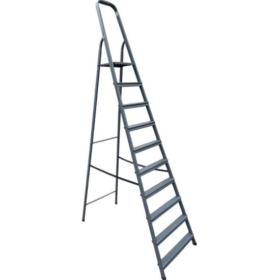 Лестница-стремянка Lwi 10 ступеней Евросталь (10S+К)