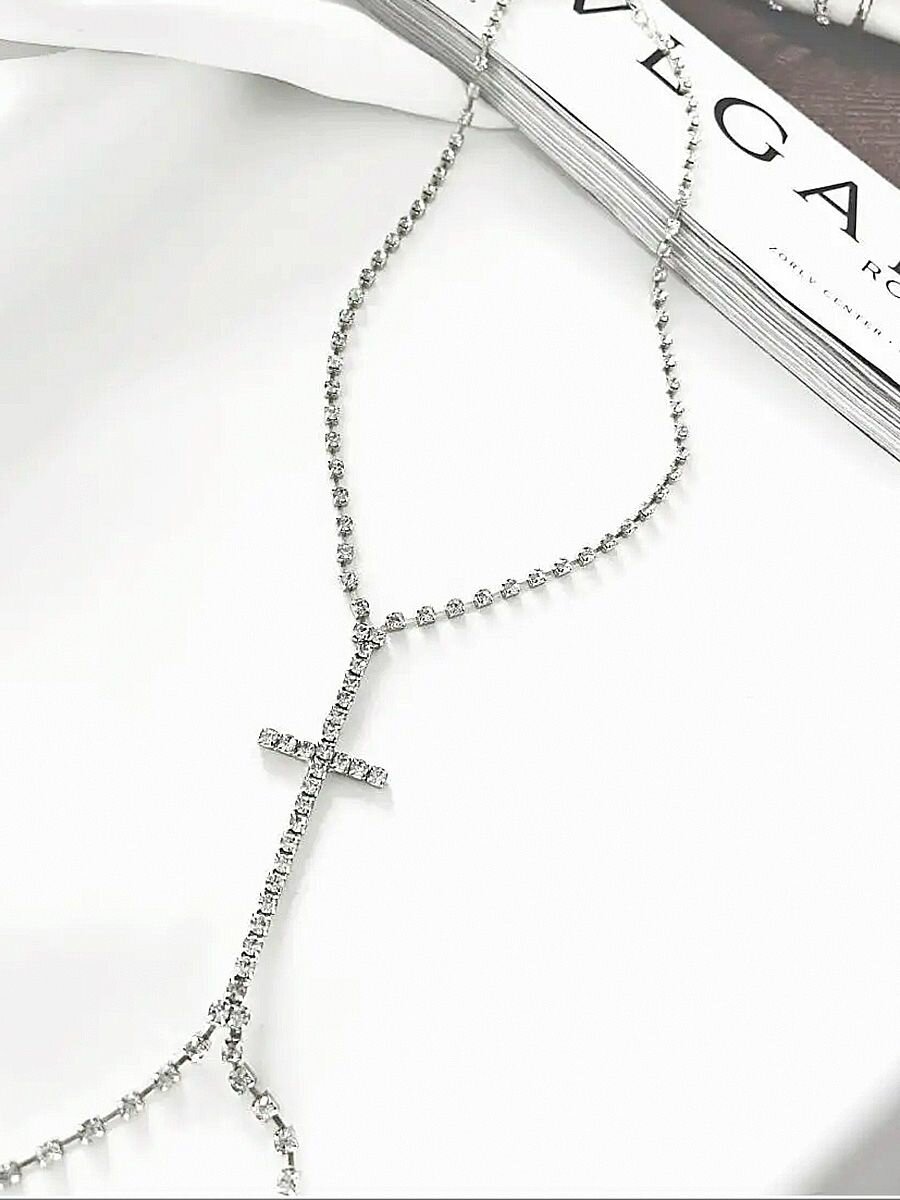 Цепь на тело wellness ultracare, длина 40 см, 1 шт., серебряный — фото 1