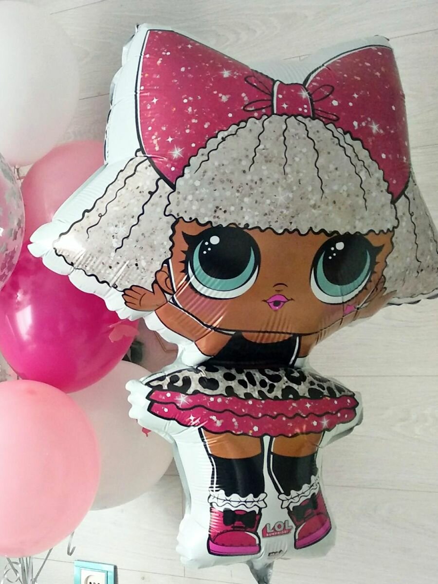 Шары фольгированные для девочки воздушные для фотозоны — фото 1