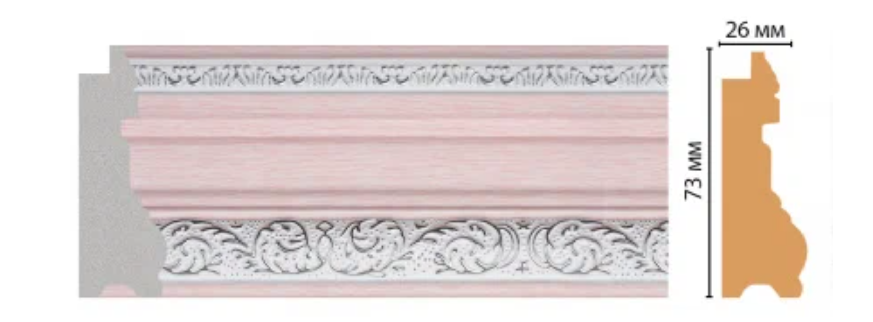 Багет Decomaster FM29-1 В73хШ26хД2850 мм / Декомастер.