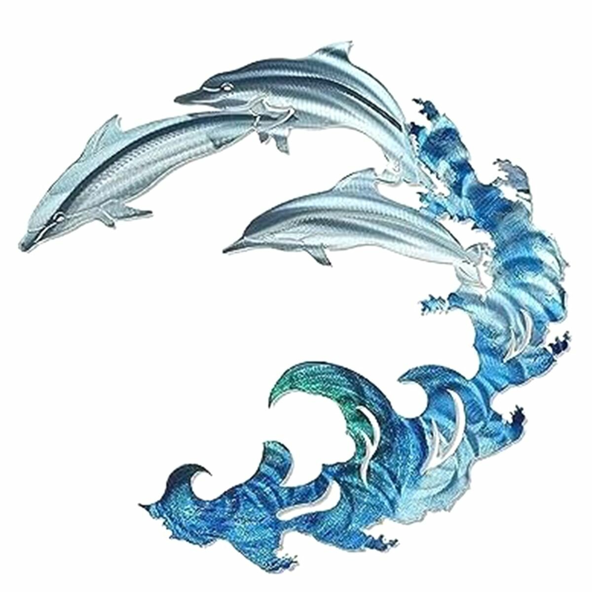 Металлический декор для стен 