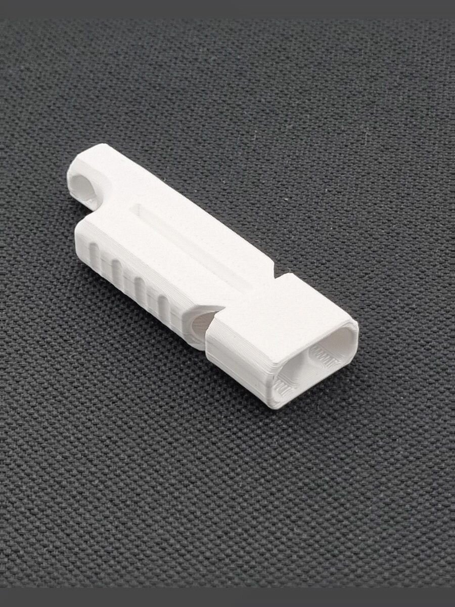 Сверхмощный двухтрубный свисток: Свисток-спасатель для экстремальных условий. Белый