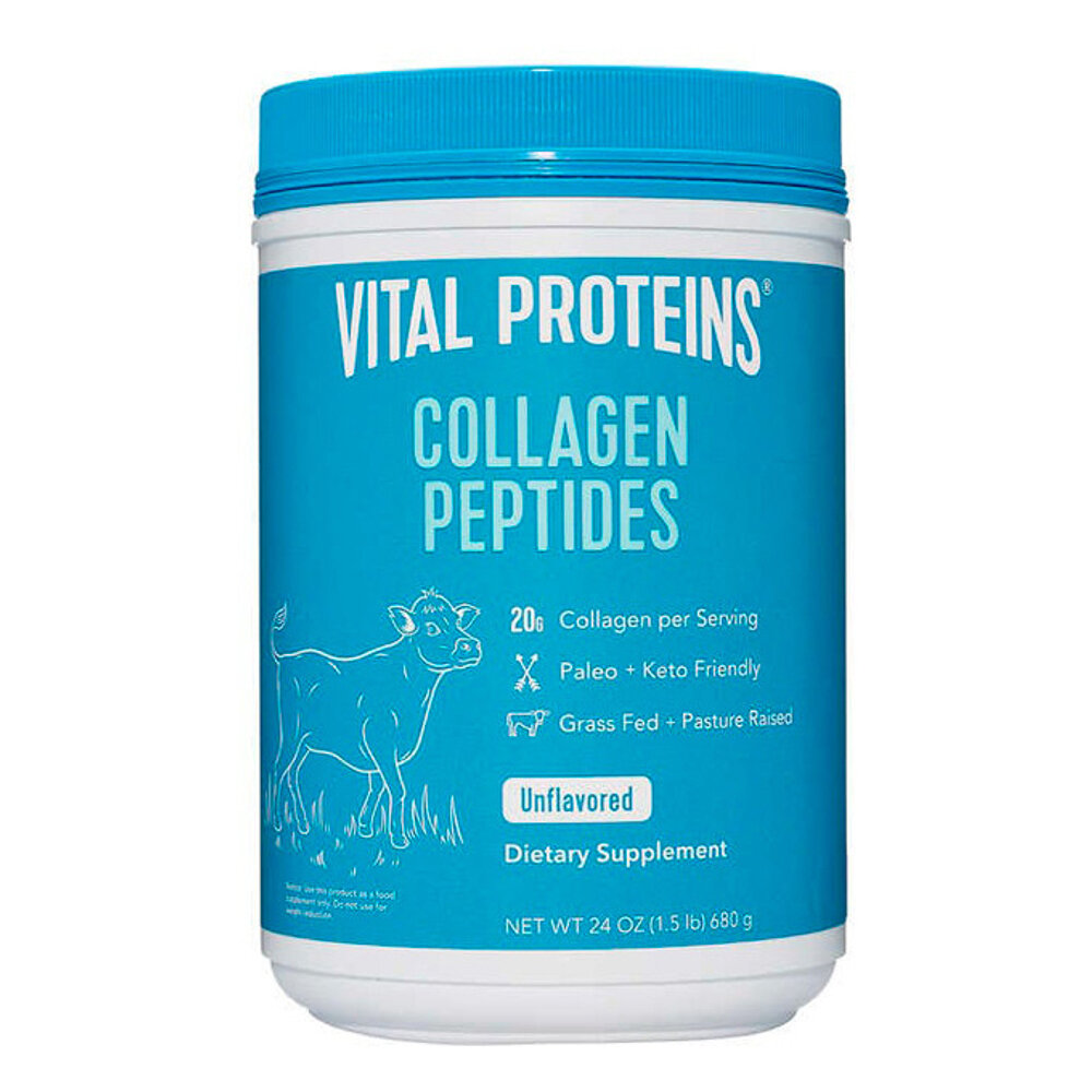 Vital Proteins Collagen Peptides — Коллаген пептиды говяжьи без вкуса, порошок для суставов, кожи и волос, 680 г