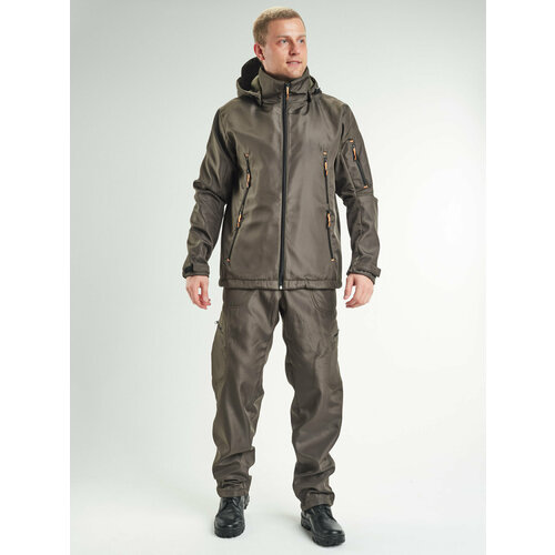 Восток-текс / костюм Вальд, полофлис, тем хаки, 44-46/170-176