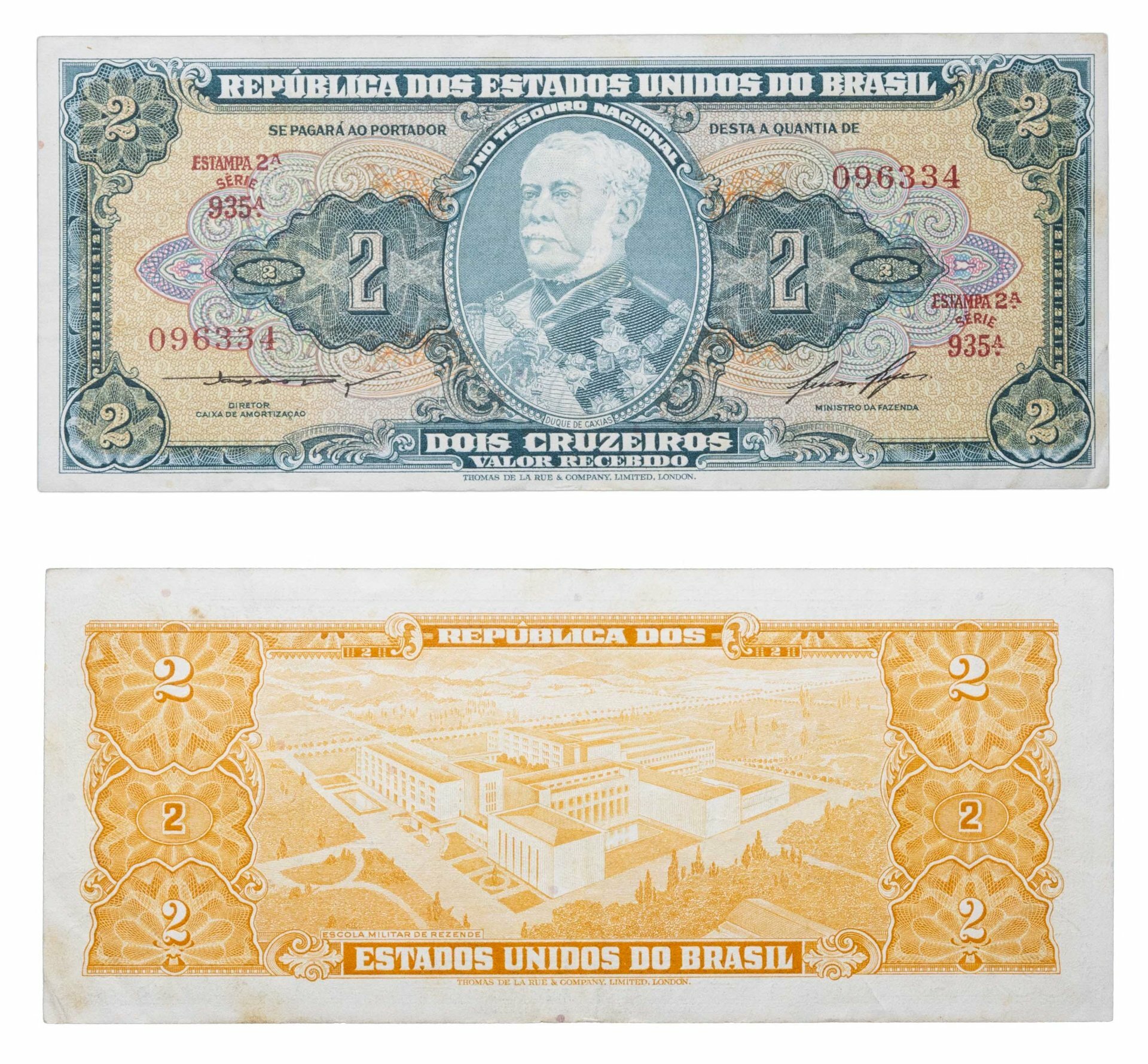 Бразилия 2 крузейро 1954-1958