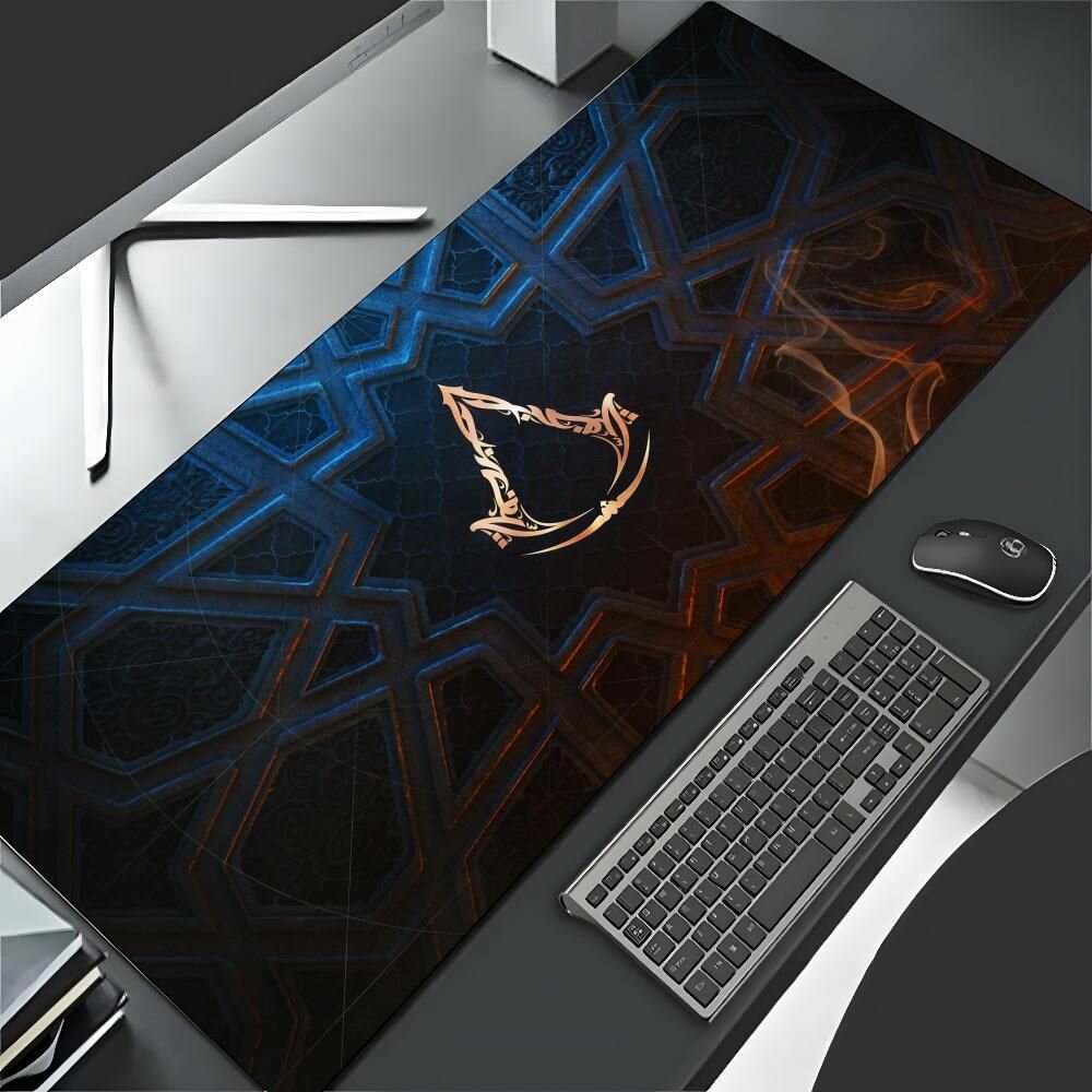 Assassin's Creed Аниме Коврик для мыши Аксессуары для геймерской клавиатуры 900x400 Настольный коврик