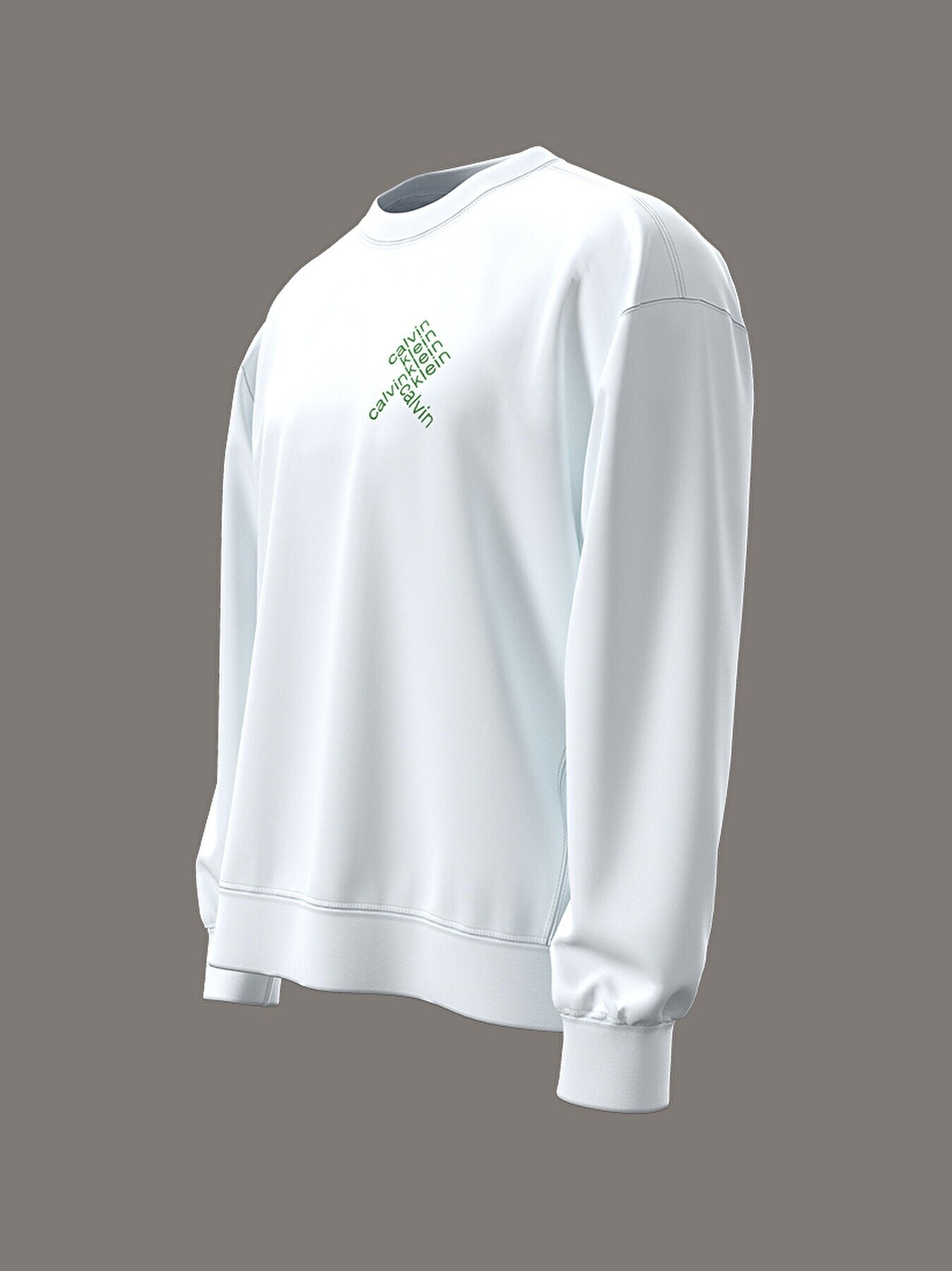 Свитшот Calvin Klein Jeans, размер XL, , белый — фото 1