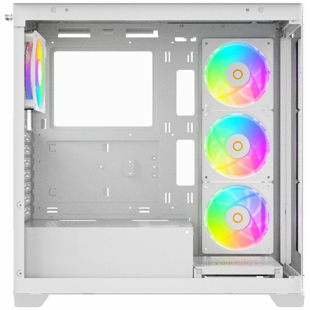 Корпус ATX Miditower Ocypus Gamma C72 WH ARGB White — фото 1