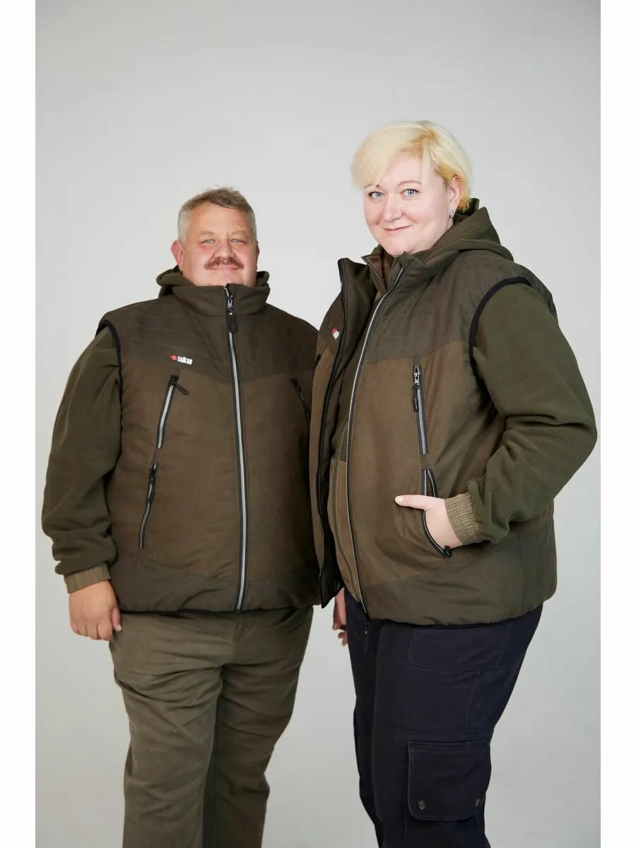 Жилет спортивный Тайган Осень-зима 2025/2026 размер 56-58 хаки