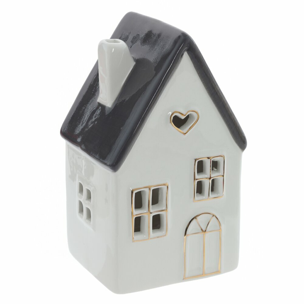 Статуэтка Домик с подсветкой (LR44x2) 85х7х14 см KSM-821525бел