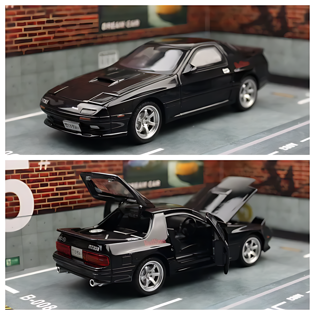 Машина CHIYUAN mazda RX7, масштаб 1:32, металлическая, для детей от 2 лет