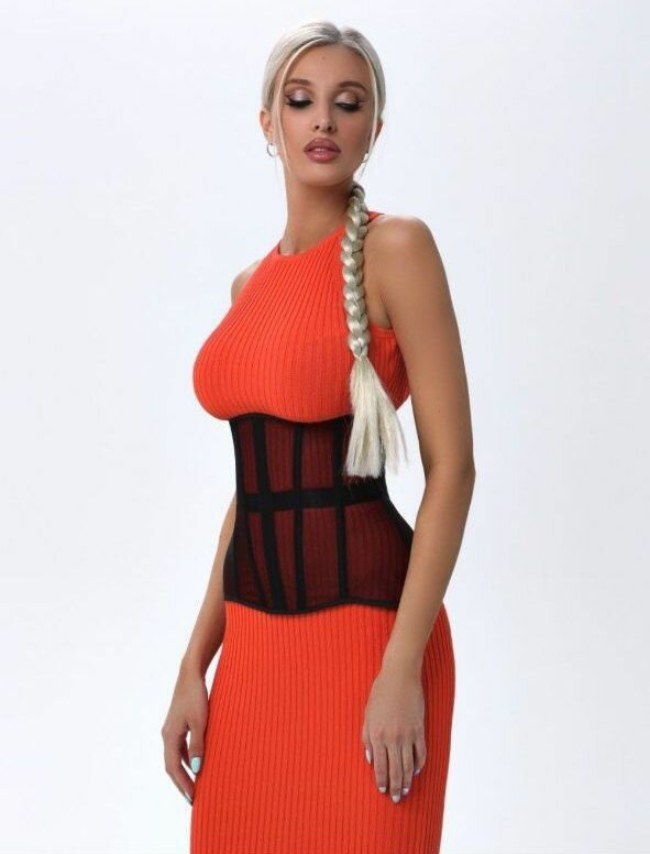 Корсет 48, размер L, черный (black) — фото 1