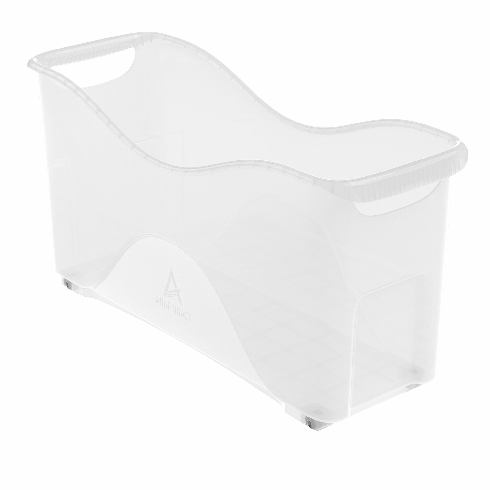 Контейнер Альт-Пласт на колесах универсальный хозяйственный 10 л