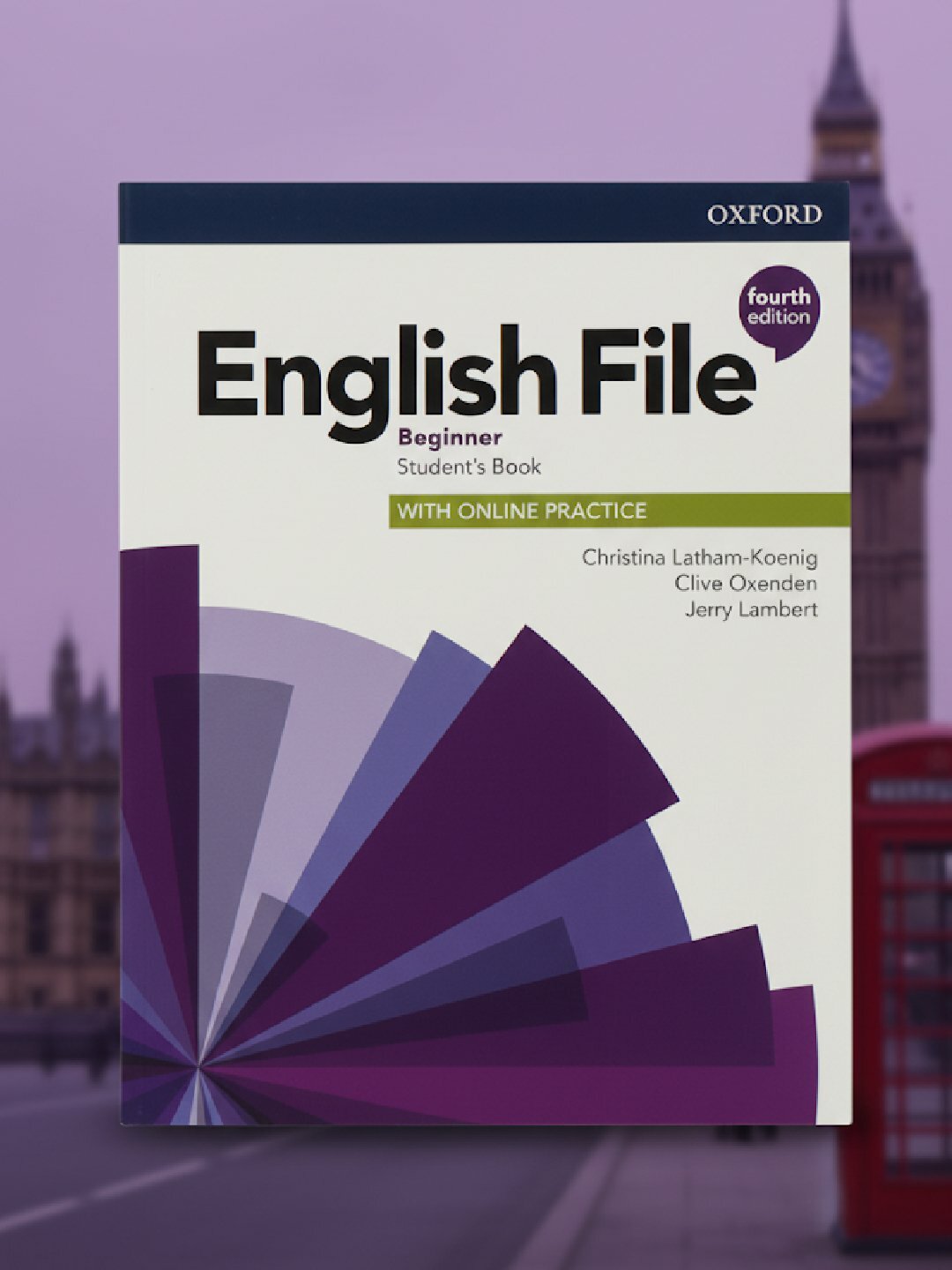 English File 4th Edition Beginner Student’s Book with Online Practice. А5 формат