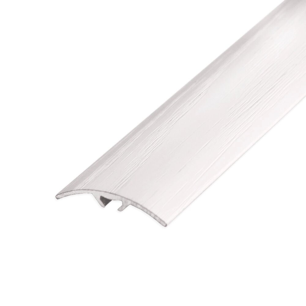 Порог алюминиевый разноуровневый 900х40 мм Дуб белый