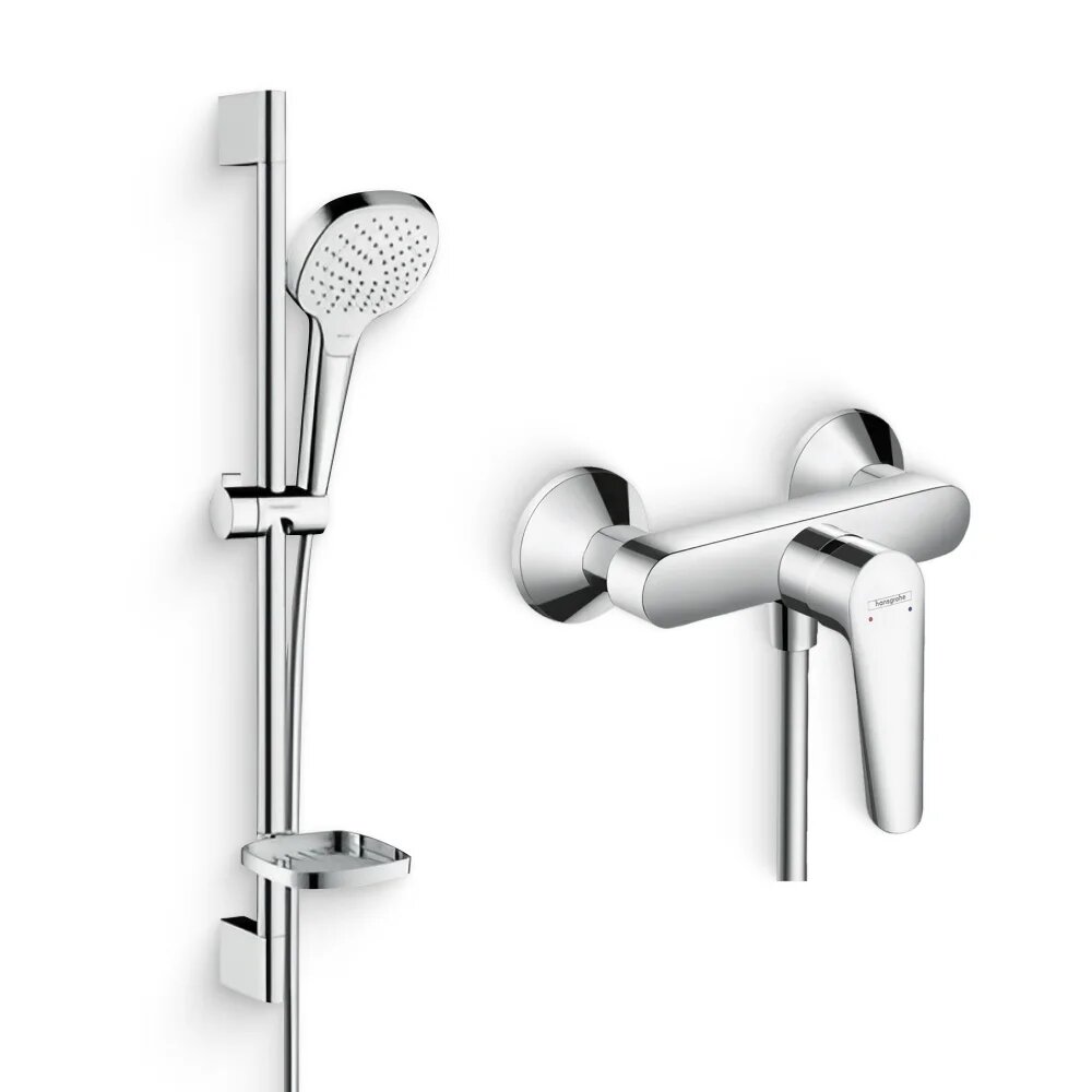 Душевой комплект Смеситель для душа Hansgrohe Logis E 71602000 / Гарнитур Croma Select E 26586400