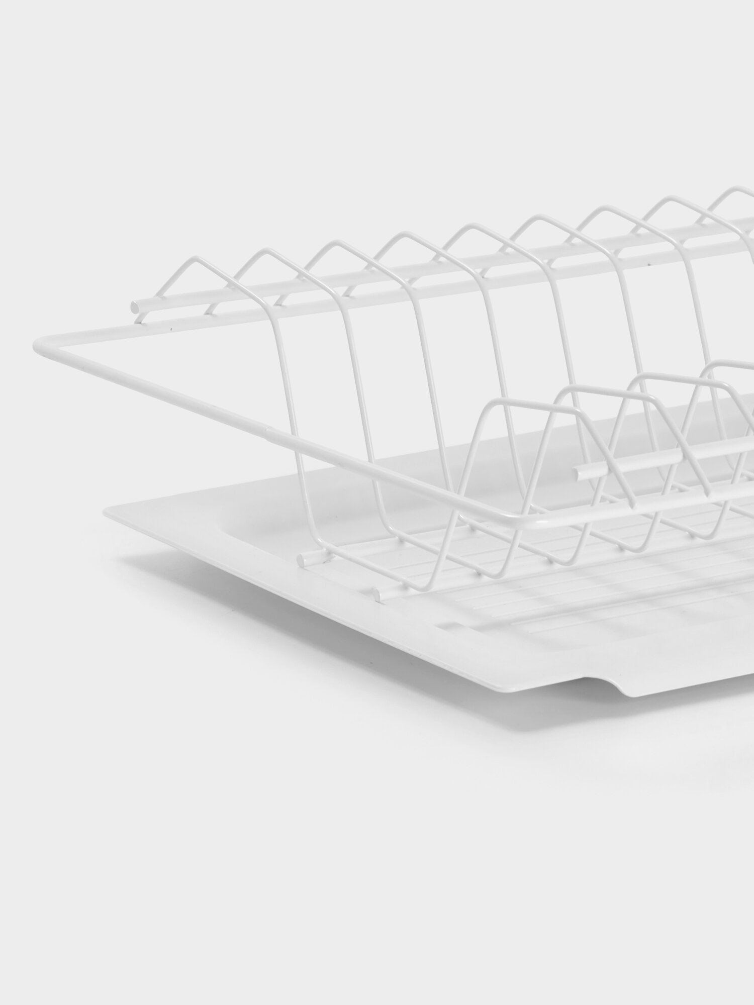 Картинки Комплект посудосушителей с поддоном для шкафа, сушилка для посуды 60 см, 56,5×25,6 см, белый