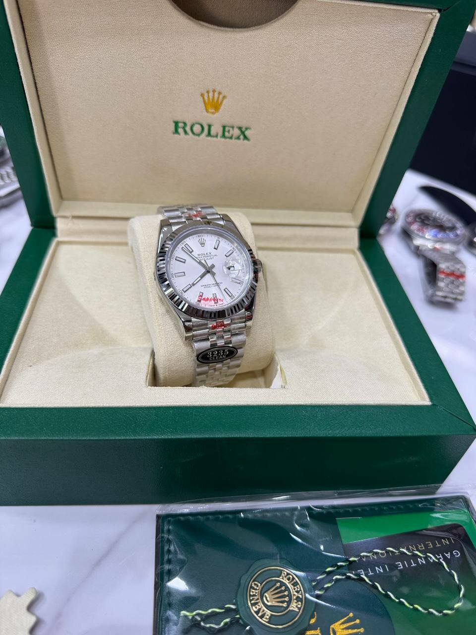 Наручные часы Rolex, 331733 серебристый/черный