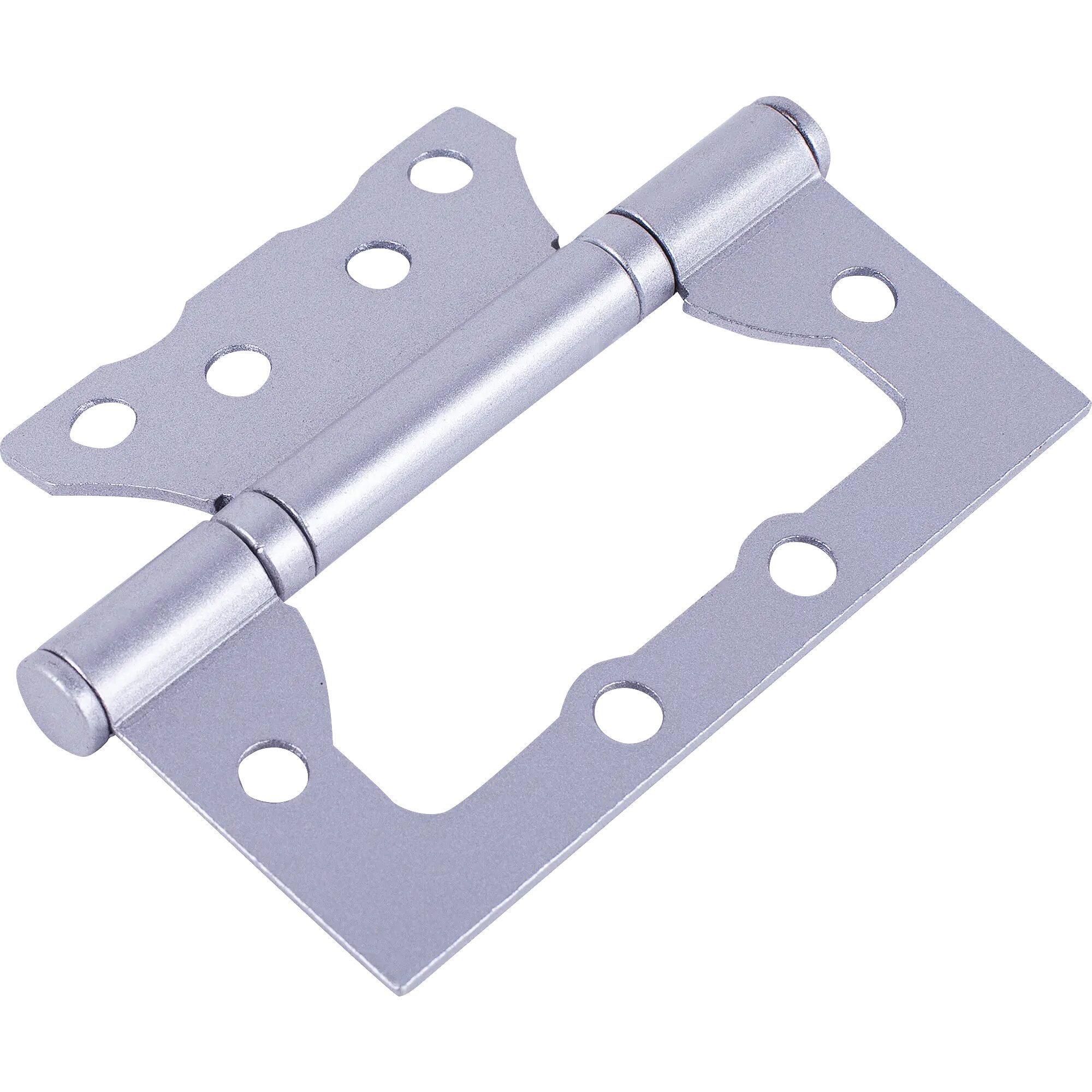 Петля без врезки 100x75x2 мм цвет хром