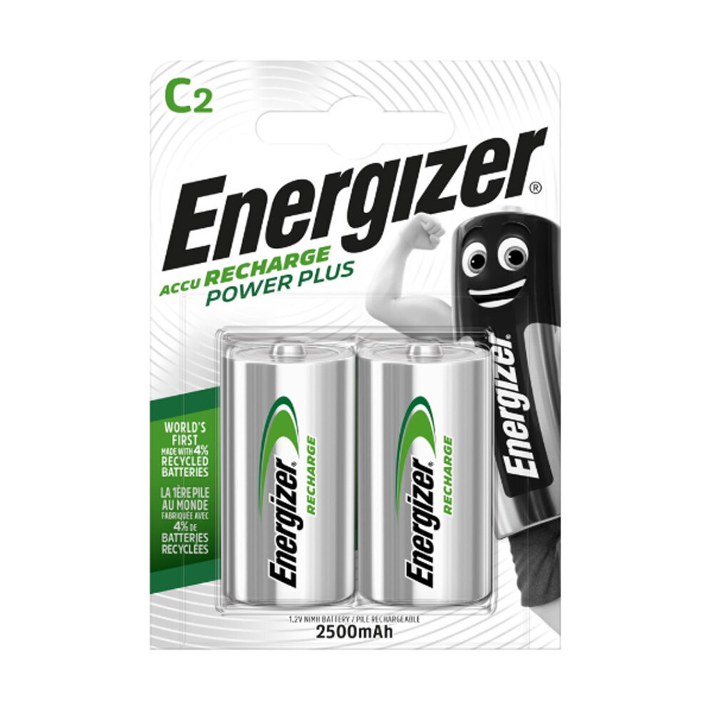 Аккумулятор C Energizer R14-2BL Power Plus 2500mAh (2/12)