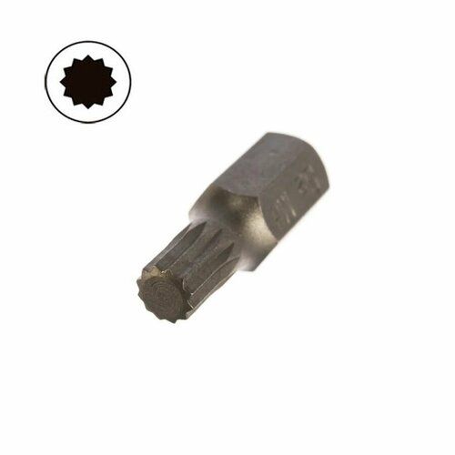 Бита SPLINE 12-ти гранная М8 10мм короткая 30мм AIST 1323008M 541₽