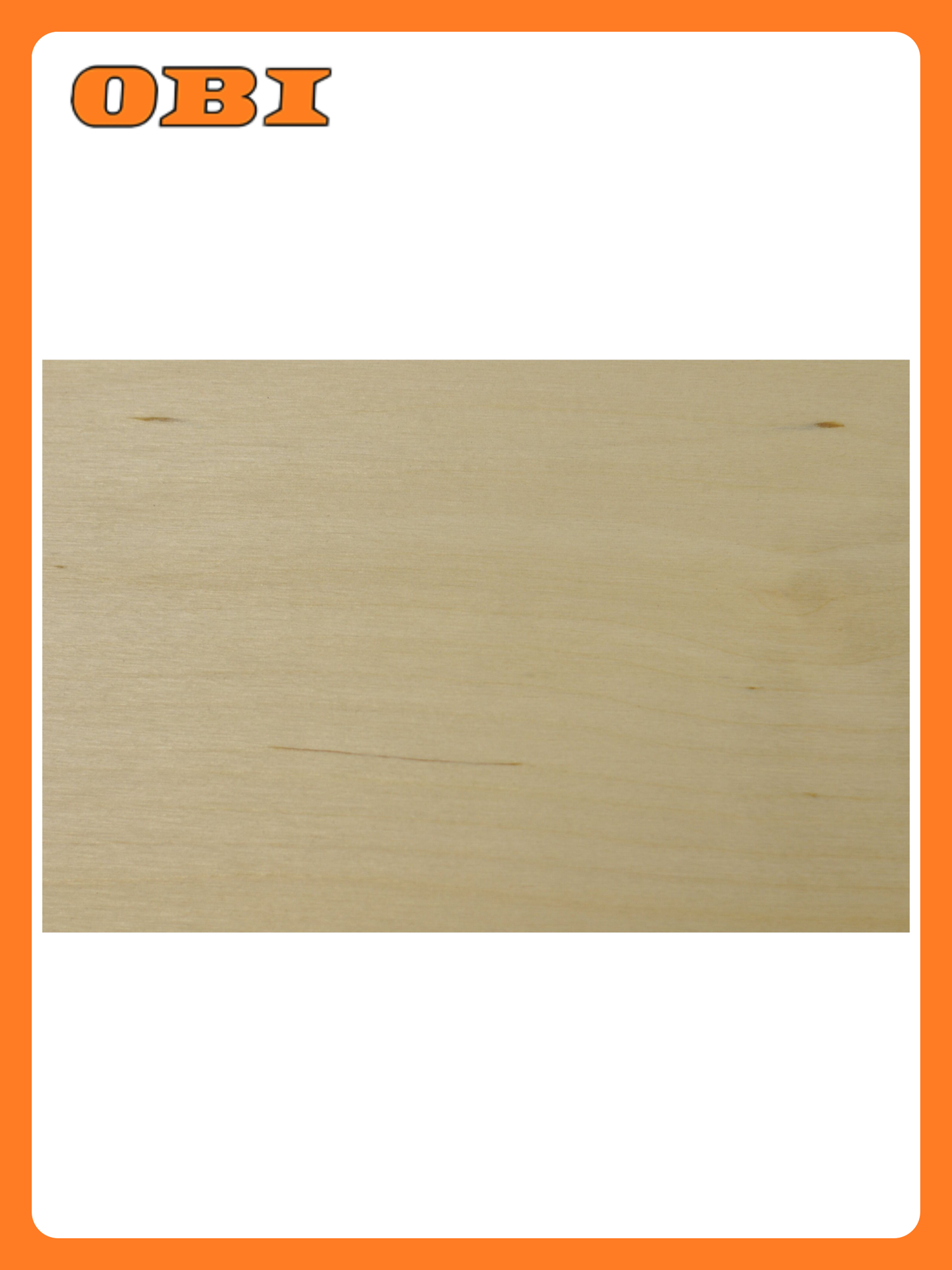 Фанера шлифованная базис ФК береза 2/4 760х760х12 мм