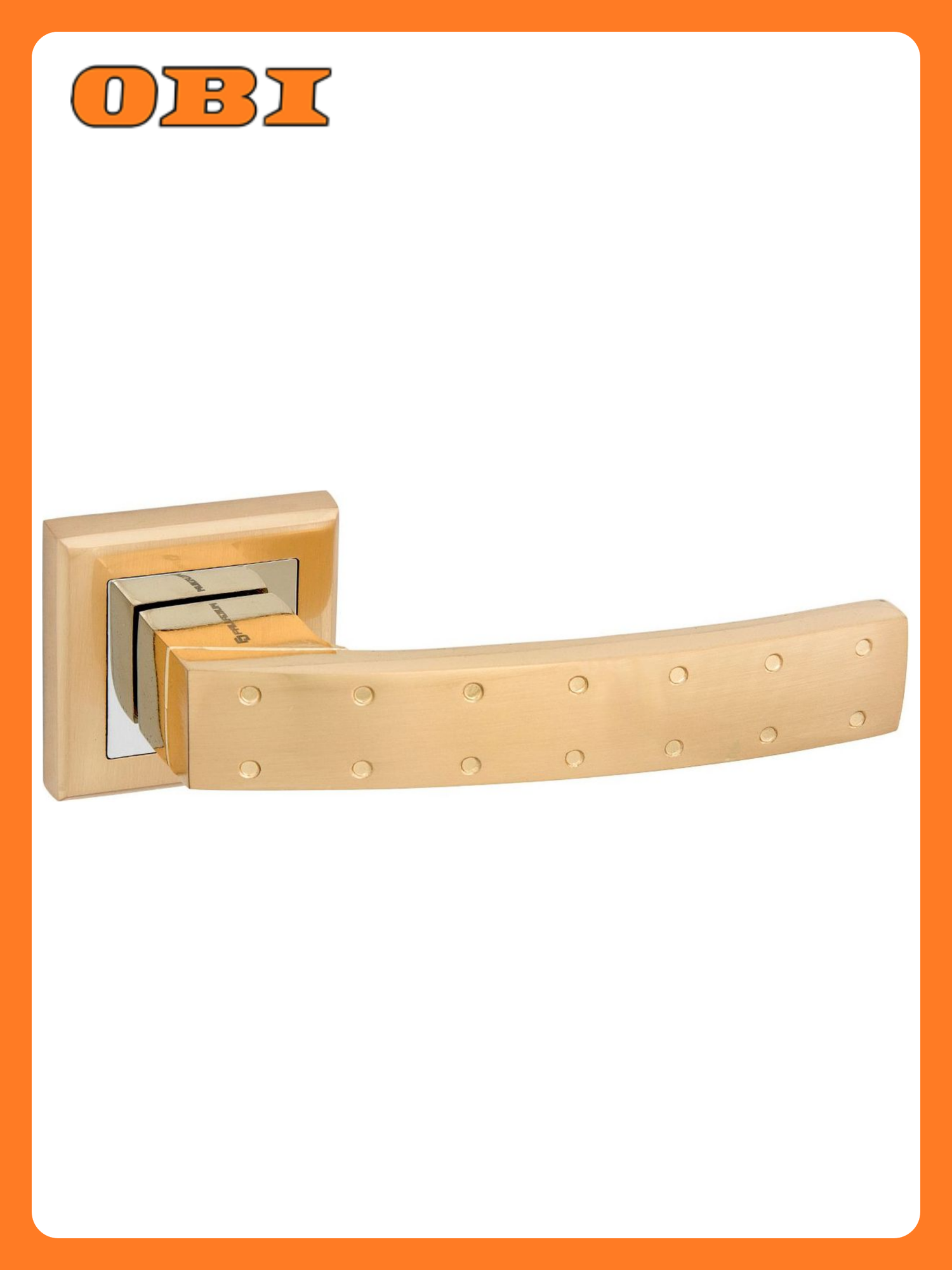 Дверная ручка для межкомнатной двери PALLADIUM Costo матовое золото