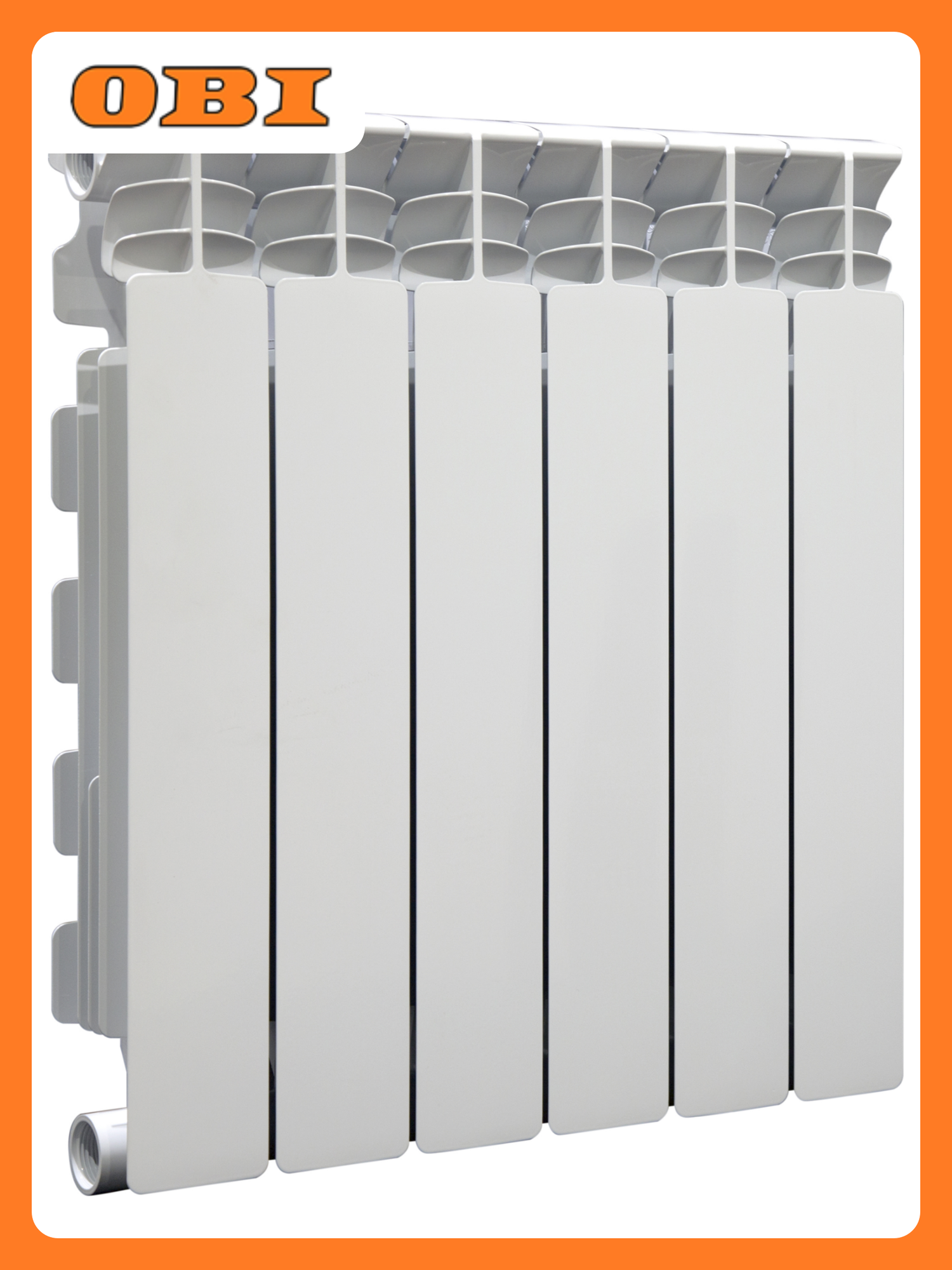 Радиатор секционный алюминий FONDITAL EXCLUSIVO SUPER D3 500/100 боковое 6 секций